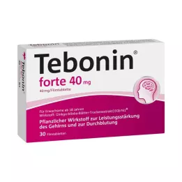TEBONIN forte 40 mg comprimidos revestidos por película, 30 unid