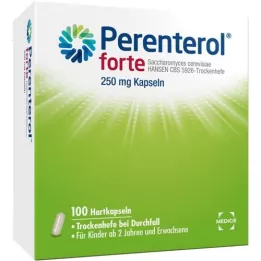 PERENTEROL forte 250 mg cápsulas, 100 unid