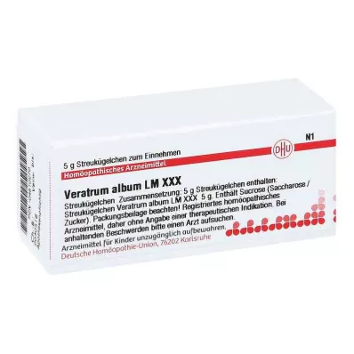 VERATRUM ALBUM LM XXX Glóbulos, 5 g VERATRUM ALBUM LM XXX Glóbulos, 5 g