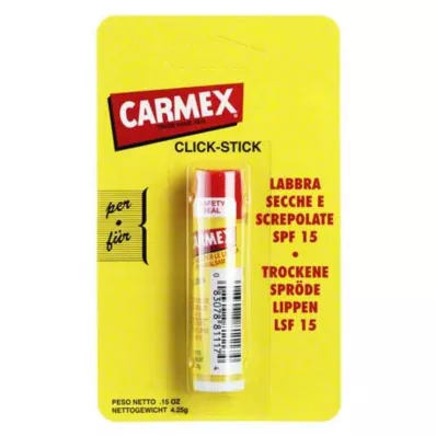 CARMEX Bálsamo labial para lábios secos e gretados Sti., 4,25 g