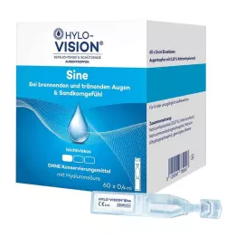 HYLO-VISION pipetas de dose única sine, 60X0,4 ml