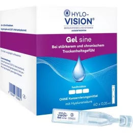 HYLO-VISION Pipetas de dose única Gel sine, 60X0,35 ml