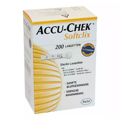 ACCU-CHEK Lancetas Softclix, 200 unidades ACCU-CHEK Lancetas Softclix, 200 unidades