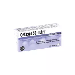CEFASEL 50 nutri selénio em comprimidos, 100 unid