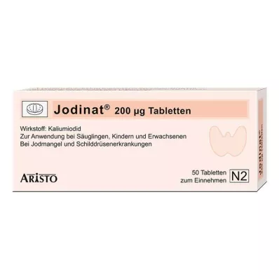 JODINAT Comprimidos de 200 µg, 50 unid JODINAT Comprimidos de 200 µg, 50 unid