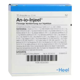 AN-IO Ampolas de Injeel, 10 unidades
