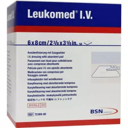 LEUKOMED Emplastros I.V., 50 unidades