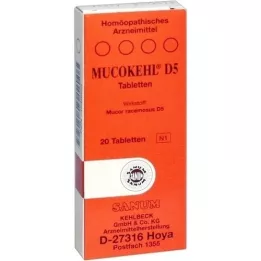 MUCOKEHL Comprimidos D 5, 20 unidades