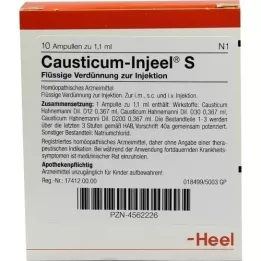 CAUSTICUM INJEEL S Ampolas, 10 unid