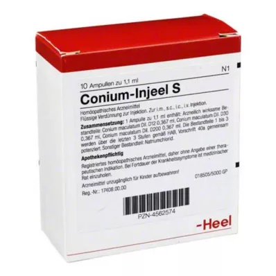 CONIUM INJEEL S Ampolas, 10 unid
