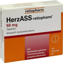 HERZASS-ratiopharm 50 mg comprimidos, 100 unid