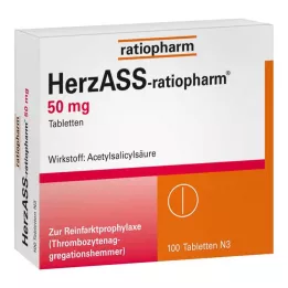 HERZASS-ratiopharm 50 mg comprimidos, 100 unid