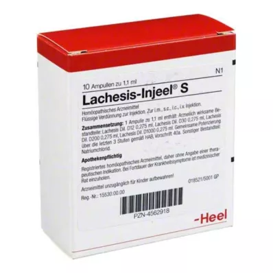 LACHESIS INJEEL S Ampolas, 10 unid
