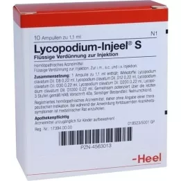 LYCOPODIUM INJEEL S Ampolas, 10 unid