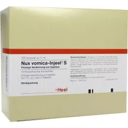 NUX VOMICA INJEEL S Ampolas, 100 unid