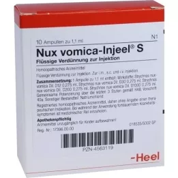 NUX VOMICA INJEEL S Ampolas, 10 unid