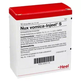 NUX VOMICA INJEEL S Ampolas, 10 unid