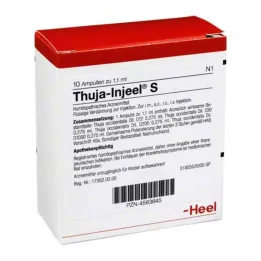 THUJA INJEEL S Ampolas, 10 unid