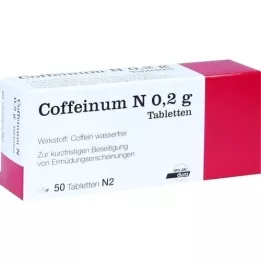 COFFEINUM N 0,2 g comprimidos, 50 unid