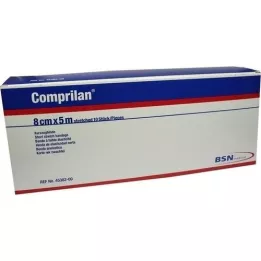 COMPRILAN Ligadura elástica 8 cmx5 m, 10 pcs