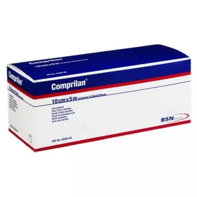 COMPRILAN Ligadura elástica 10 cmx5 m, 10 pcs