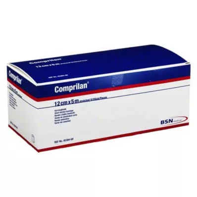 COMPRILAN Ligadura elástica 12 cmx5 m, 10 pcs