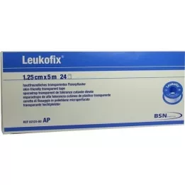 LEUKOFIX Gesso para ligaduras 1,25 cmx5 m, 24 pcs