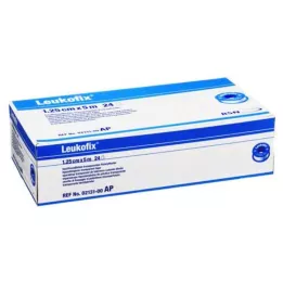 LEUKOFIX Gesso para ligaduras 1,25 cmx5 m, 24 pcs