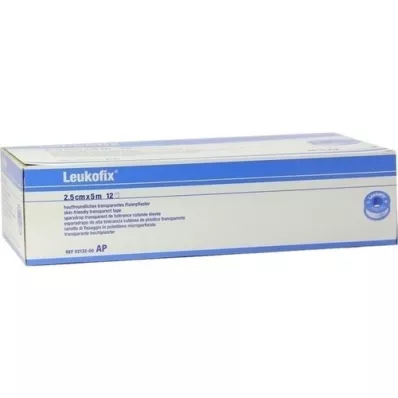 LEUKOFIX Gesso para ligaduras 2,5 cmx5 m, 12 unid