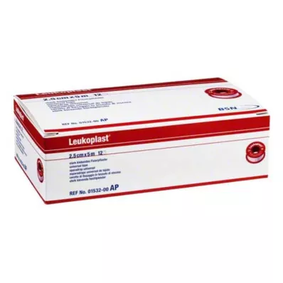 LEUKOPLAST 2,5 cmx5 m, 12 pcs LEUKOPLAST 2,5 cmx5 m, 12 pcs