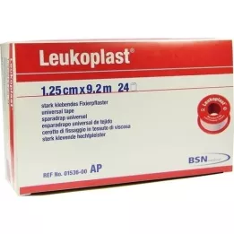 LEUKOPLAST 1,25 cmx9,2 m, 24 pcs