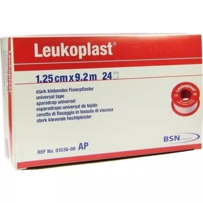 LEUKOPLAST 1,25 cmx9,2 m, 24 pcs