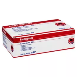 LEUKOPLAST 1,25 cmx9,2 m, 24 pcs