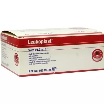 LEUKOPLAST 5 cmx9,2 m, 6 pcs