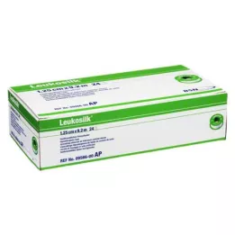 LEUKOSILK 1,25 cmx9,2 m, 24 pcs