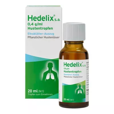HEDELIX s.a. Gotas orais, 20 ml