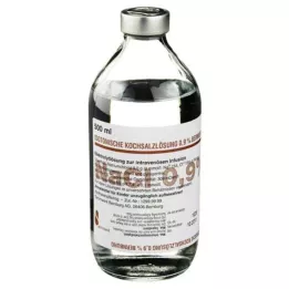 ISOTONISCHE Cloreto de sódio 0,9% Bernburg Inf.-L.Glas, 500 ml