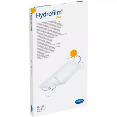 HYDROFILM Ligadura transparente Plus 10x20 cm, 5 unidades