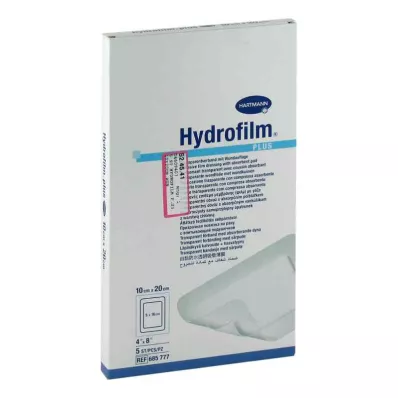 HYDROFILM Ligadura transparente Plus 10x20 cm, 5 unidades