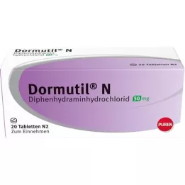 DORMUTIL Comprimidos N, 20 unidades