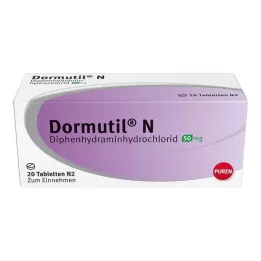 DORMUTIL Comprimidos N, 20 unidades