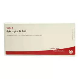 APIS REGINA GL D 12 ampolas, 10X1 ml