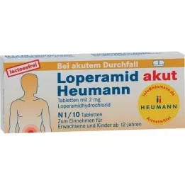LOPERAMID Comprimidos Heumann agudos, 10 unidades