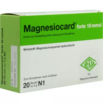 MAGNESIOCARD forte 10 mmol Plv.z.Her.e.Lsg.z.Einn., 20 unid