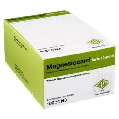 MAGNESIOCARD forte 10 mmol Plv.z.Her.e.Lsg.z.Einn., 100 unid MAGNESIOCARD forte 10 mmol Plv.z.Her.e.Lsg.z.Einn., 100 unid