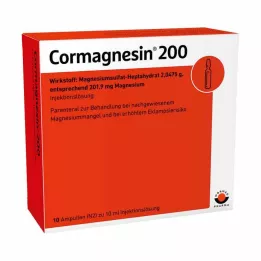 CORMAGNESIN 200 ampolas, 10X10 ml