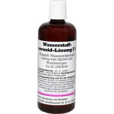 WASSERSTOFFPEROXID Solução a 3%, 100 ml