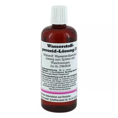 WASSERSTOFFPEROXID Solução a 3%, 100 ml WASSERSTOFFPEROXID Solução a 3%, 100 ml