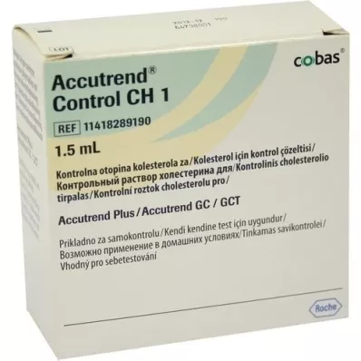 ACCUTREND Controlo CH 1 solução, 1X1,5 ml