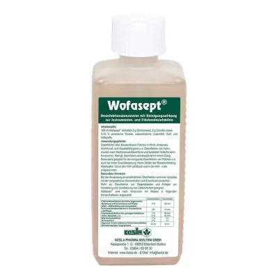 WOFASEPT Desinfetante de instrumentos e superfícies, 250 ml